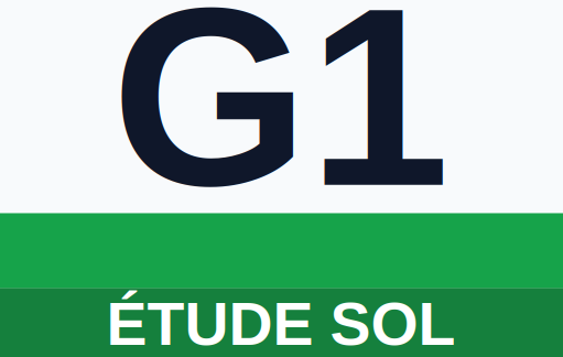 Étude de sol G1 — BIBTP